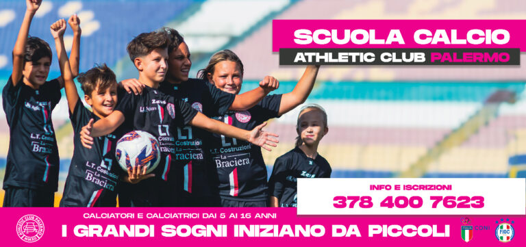 I grandi sogni iniziano da piccoli: scuola calcio Athletic Club Palermo